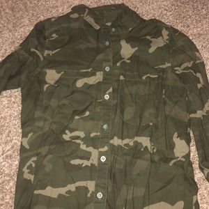 a cameo long sleeve button up